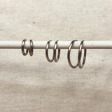 Set of 3 Pairs Everyday Hoops Gold or Silver