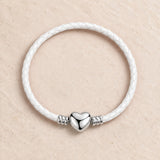 Timeless White Gold Heart Bracelet