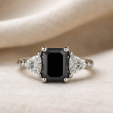 Silver Prestige Onyx Ring