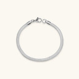 Lustrous Vida Herringbone Wristpiece