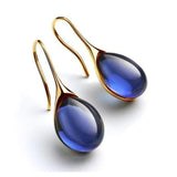 Minimalist Crystal Drop Earrings