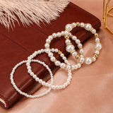 Love and Pearl Bracelet Set