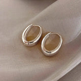Classic Golden Hoop Earrings