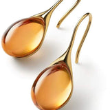 Minimalist Crystal Drop Earrings