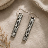Vintage Spoon Floral Earrings