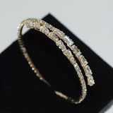 Classic White Gold Cubic Zirconia Bracelet