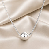 Beadball White Gold Necklace