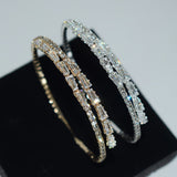 Classic White Gold Cubic Zirconia Bracelet