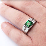 Vintage Square Crystal Ring
