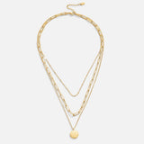 Janie Layered Coin Pendant Necklace