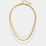 Gold Multi Layered Necklace