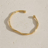Sculptural Open Minimalist Bracelet