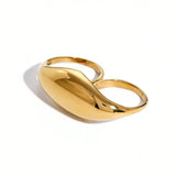 Timeless Gold Double Ring