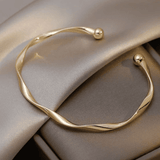 Elegant Gold Open Bracelet
