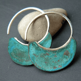 Vintage Worn Turquoise Earrings