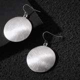Retro Gold Record Earrings