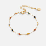 Serene Balance Colored Gemstone Bracelet