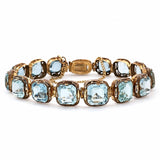 Azure Wave Gold Bracelet