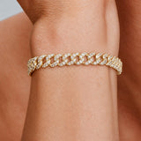 Pave Cuban Shine Bracelet