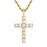 Classic Diamond Cross Necklace