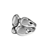 Two Tone Gold Silver Stackable Ring