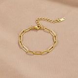 Modern Link Gold Bracelet