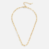 Gold Chain Link Necklace