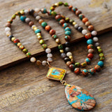 Intense Jasper Healing Energy Necklace