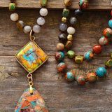 Intense Jasper Healing Energy Necklace