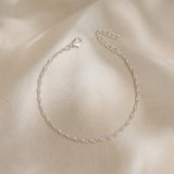 Contemporary Chain Silver Bracelet
