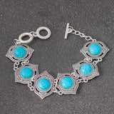 Braided Enamel Silver Bracelet